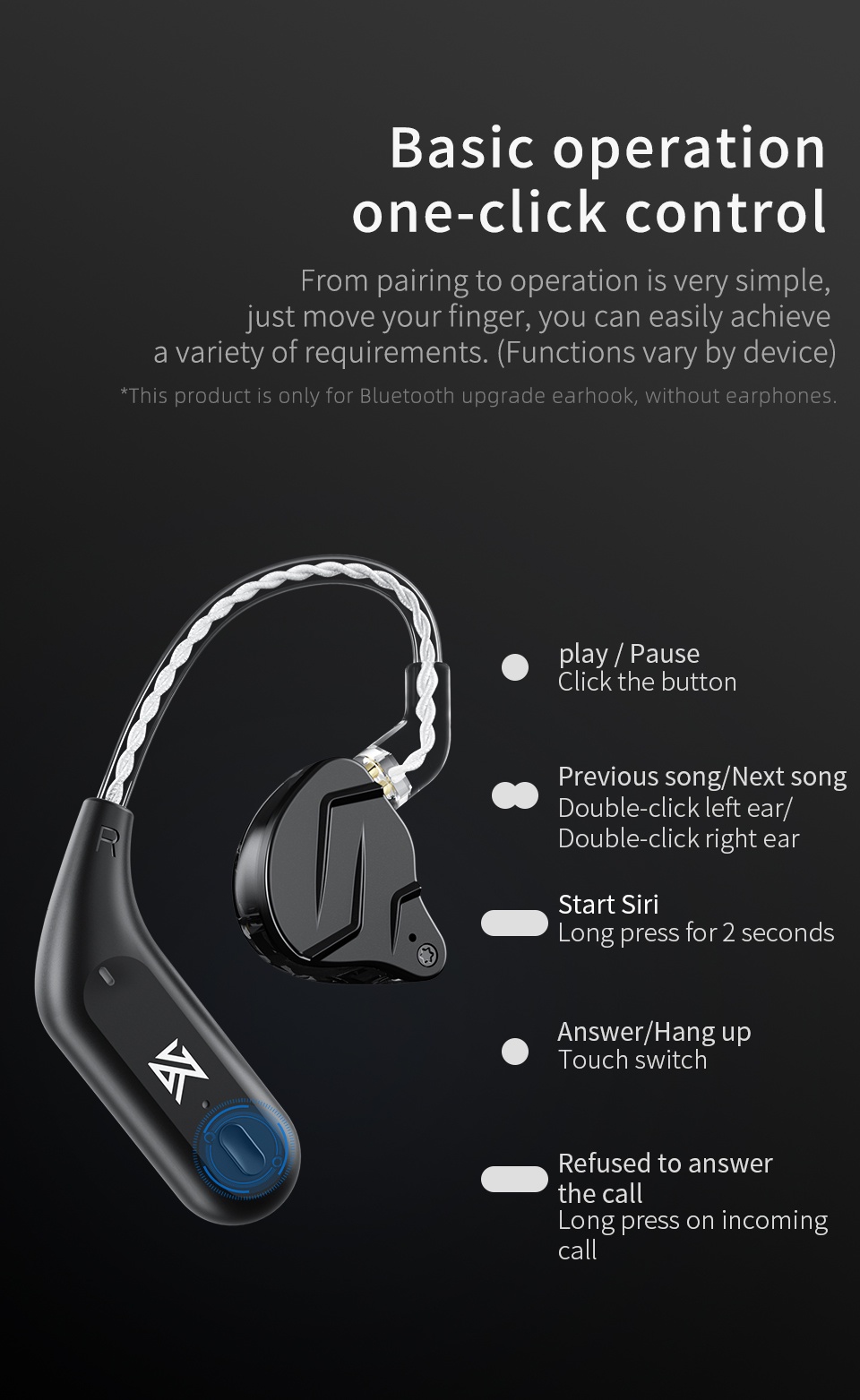 Kz Zsn Pro X Metal Wired Earphones With Mic Ba Dd Hybrid Technology