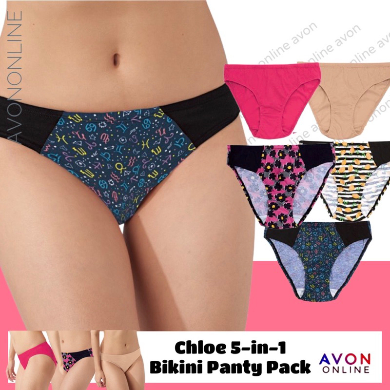 AVON Chloe 5 In 1 Bikini Panty Pack Shopee Philippines