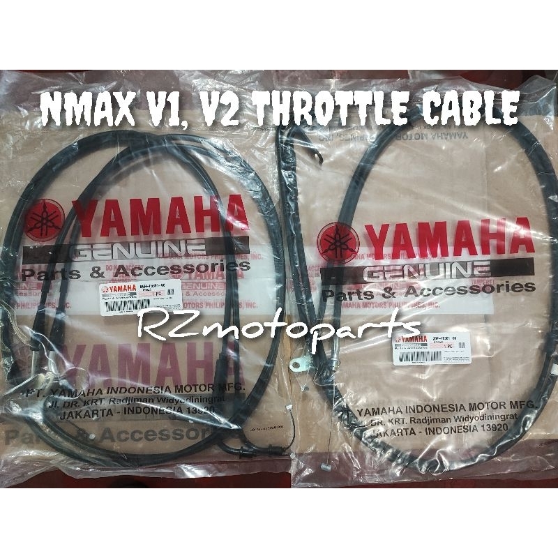 NMAX THROTTLE CABLE V1 V2 YAMAHA ORIGINAL Shopee Philippines