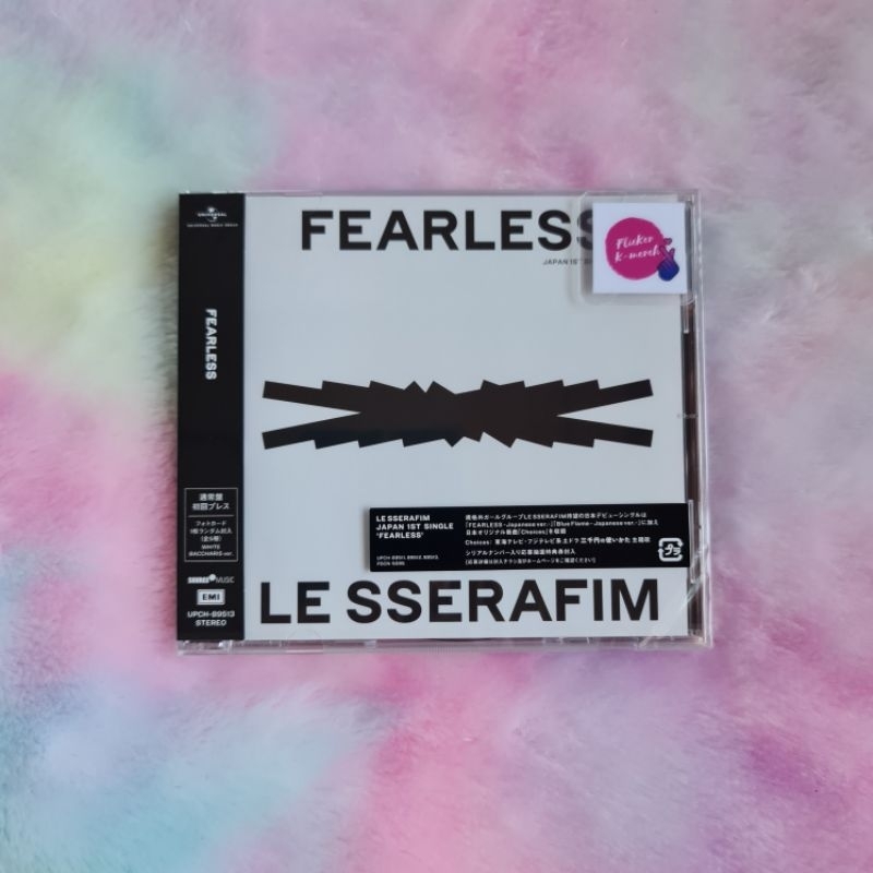 Onhand Sealed LE SSERAFIM FEARLESS JP Album 1st Japan Single