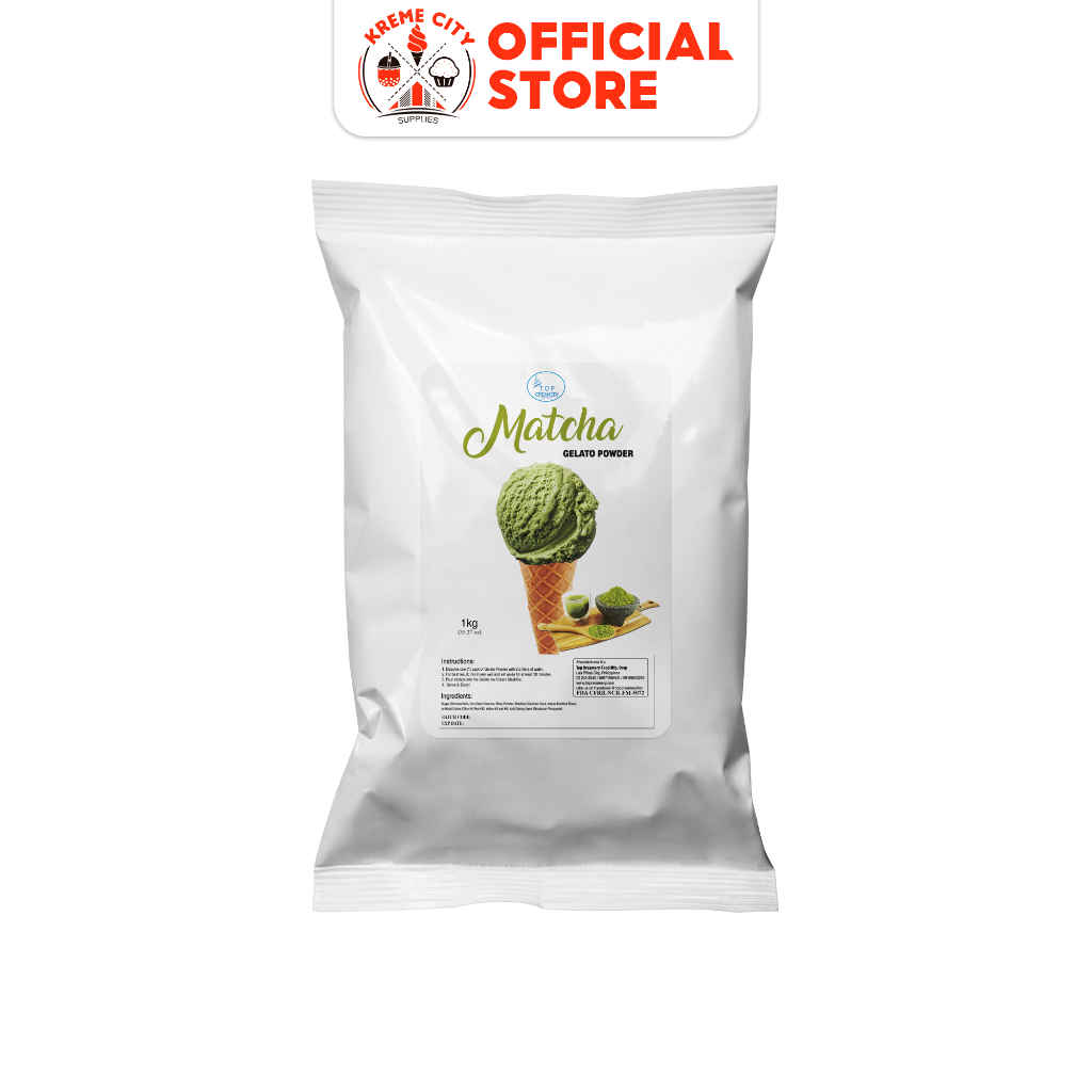 Top Creamery Gelato Matcha Ice Cream Powder Premix Kg Shopee Philippines