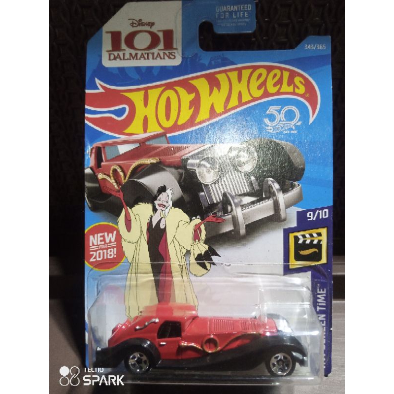 Hot Wheels Cruella De Vil Disney Dalmatian Shopee Philippines