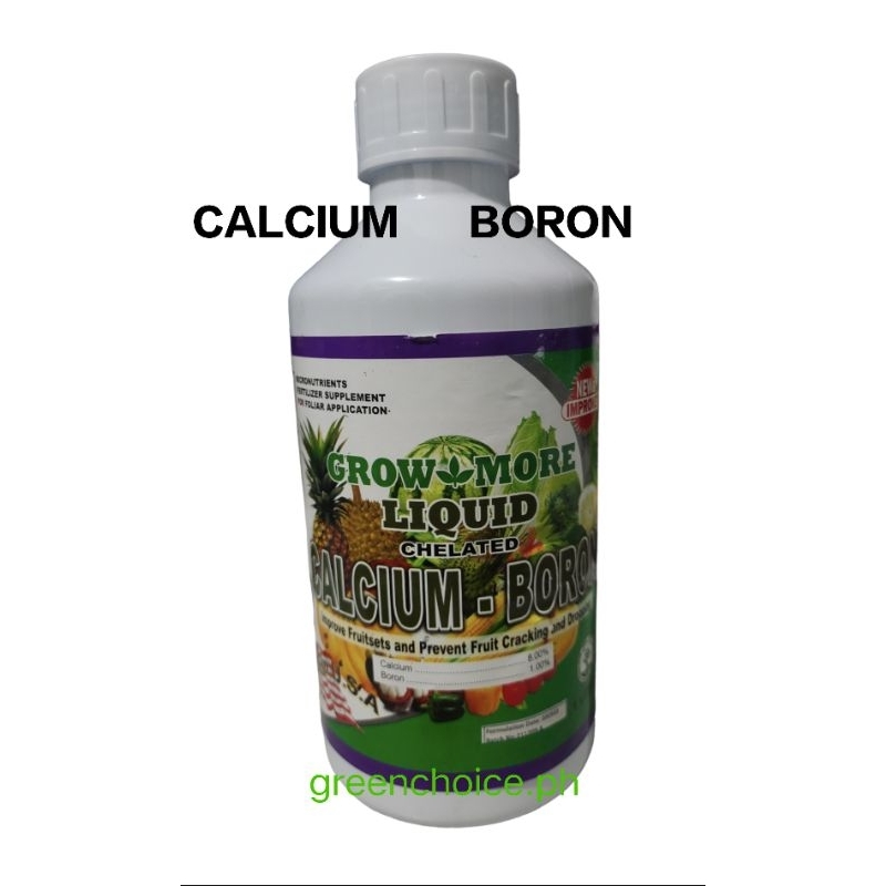 CALCIUM BORON LIQUID GROW MORE 1 L Shopee Philippines