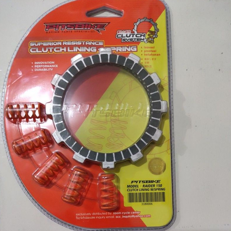 R150 CLUTCH LINING SPRING SET RAIDER150 CARB Fi PITSBIKE Shopee