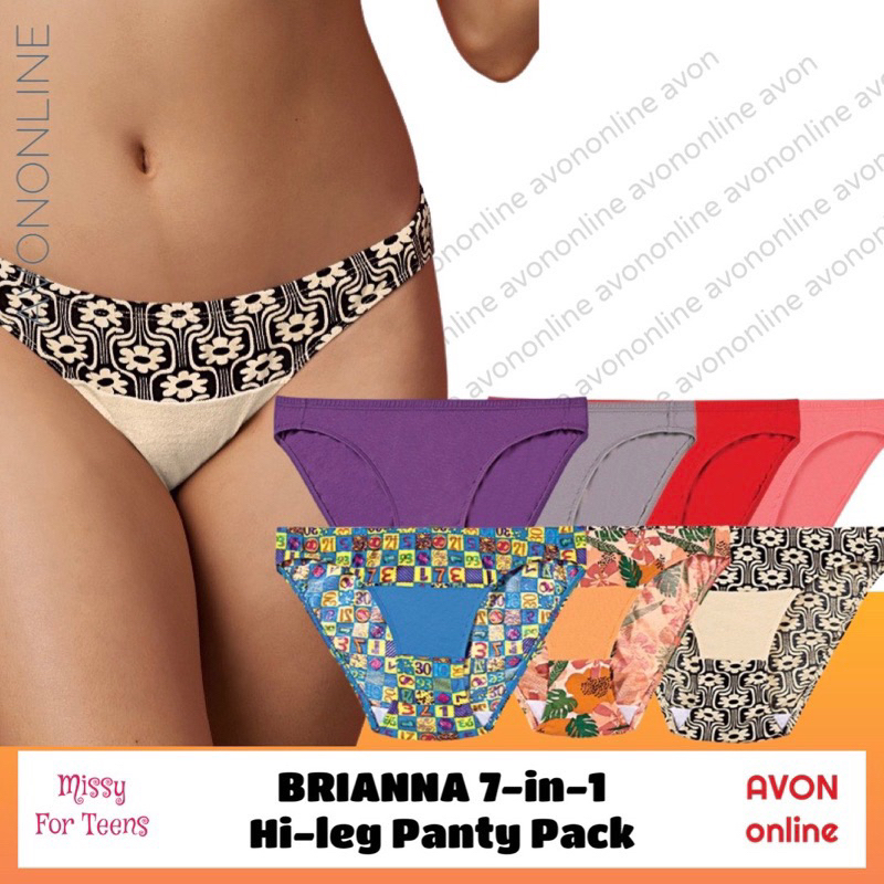 Avon Brianna In Hi Leg Panty Pack Shopee Philippines