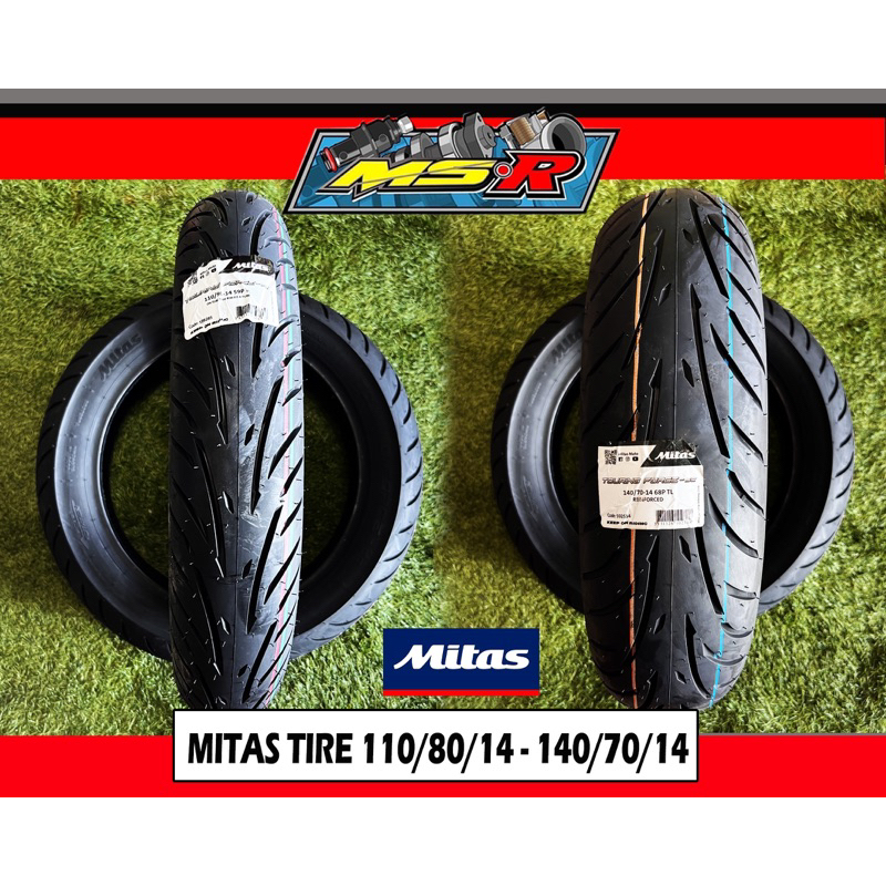 Mitas Tire Touring Force For Yamaha Aerox Free Pito Sealant