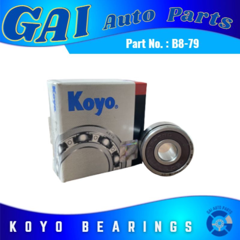 KOYO Alternator BEARINGS 8x23x11 B8 79 Shopee Philippines