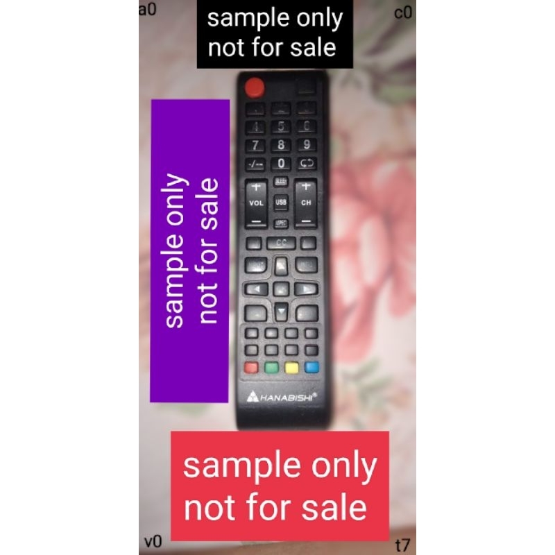 Hanabishi Led Tv Remote Universal 100 Na Gagana Sa Tv Mo Shopee