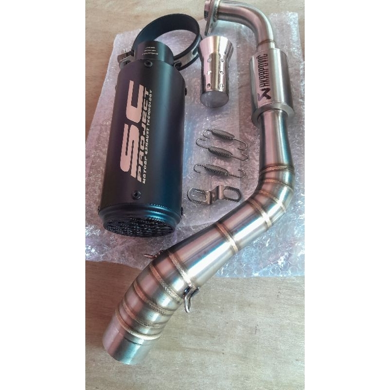 Sc Project Full Sustem Exhaust For Aerox V1 V2 Nmax V2 V2 1 Shopee