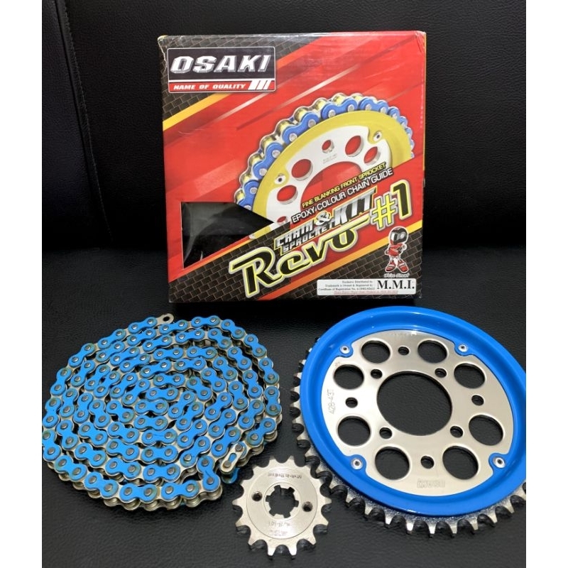 Osaki Sprocket Set Raider 150 With CHAIN GUIDE Shopee Philippines