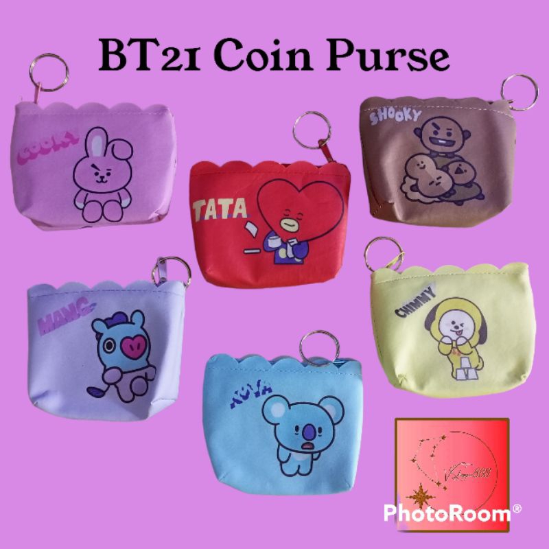 BTS BT21 Pouch Coin Purse Shopee Philippines