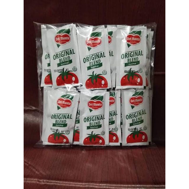 Del Monte Tomato Ketchup Sachet And Hot Sauce Sachet Del Monte Catsup