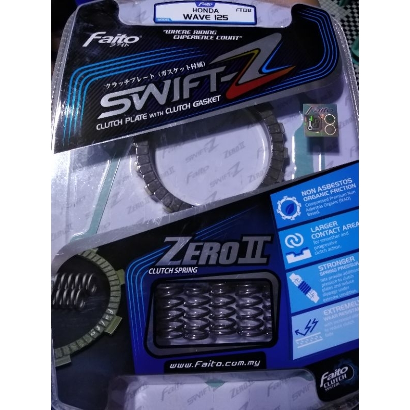 Faito Clutch Lining Wd Spring Wave Raider Carb Type Shopee