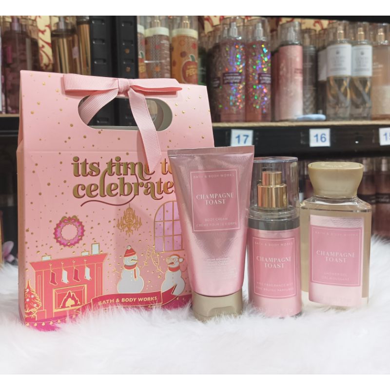 Bath Body Works Champagne Toast Gift Set Travel Size It S Time To