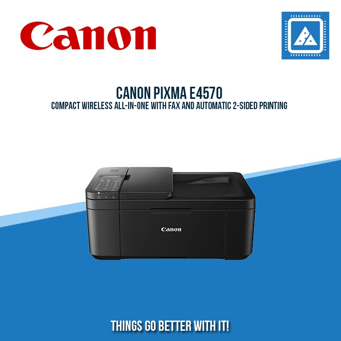 CANON Pixma E4570 Compact Wireless All In One With Fax And Automatic