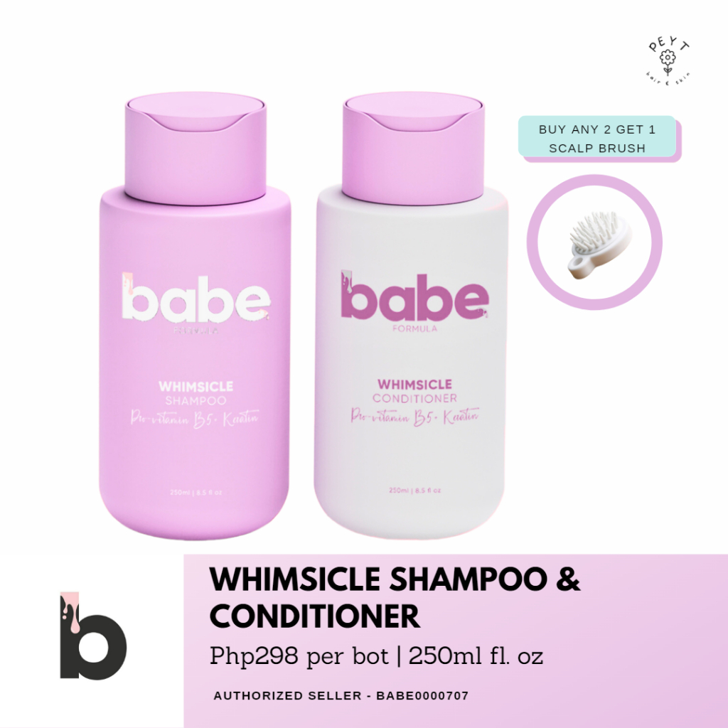 Babe Formula Whimsicle Pro Vitamin B5 Keratin Shampoo And Conditioner