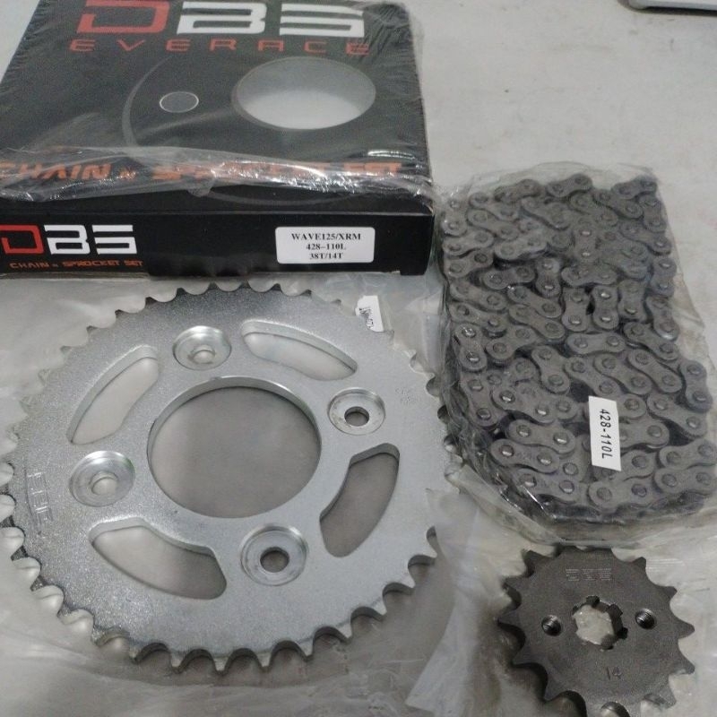 Xrm Wave T T T T Sprocket Chain Set Dbs Brand Shopee