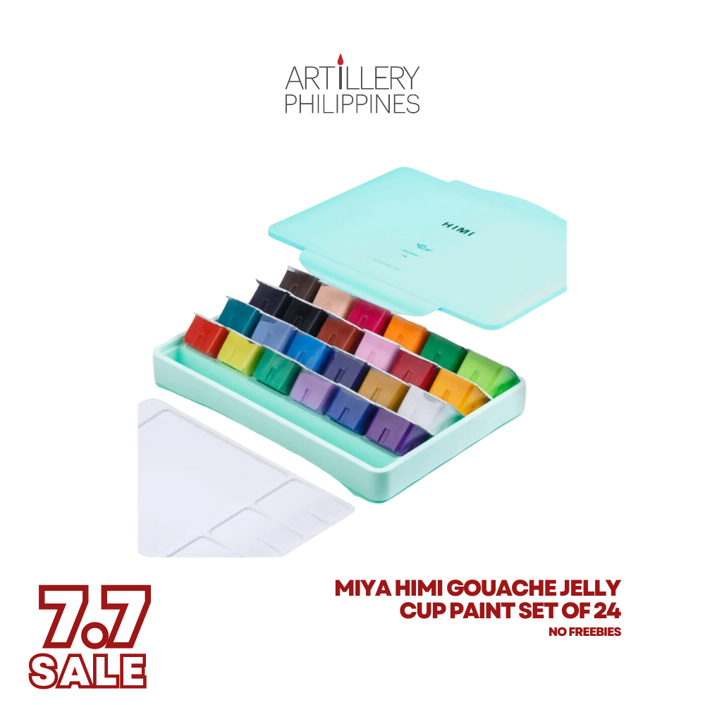 Miya Himi Gouache Jelly Cup Paint Set Of With Brushes Mildew