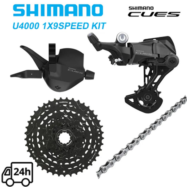 SHIMANO CUES U4000 1X9 Speed Groupset 9S 9V Shifter Rear Derailleur CS