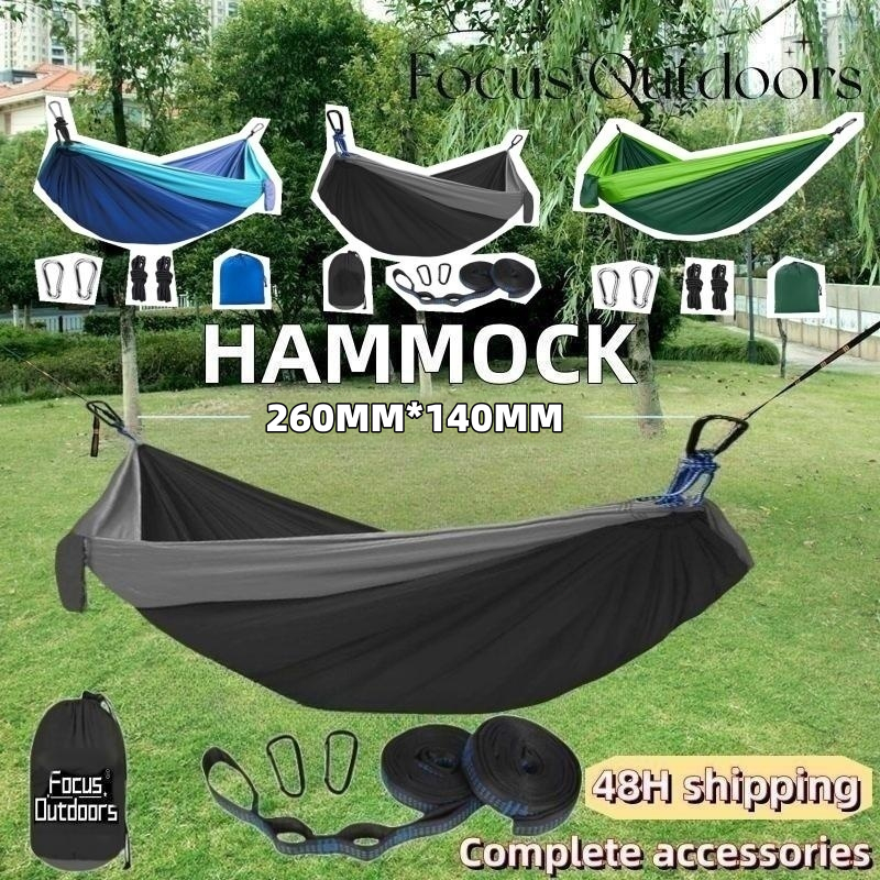 Camping Hammock Duyan Adult Double Person Outdoor Travel Portable