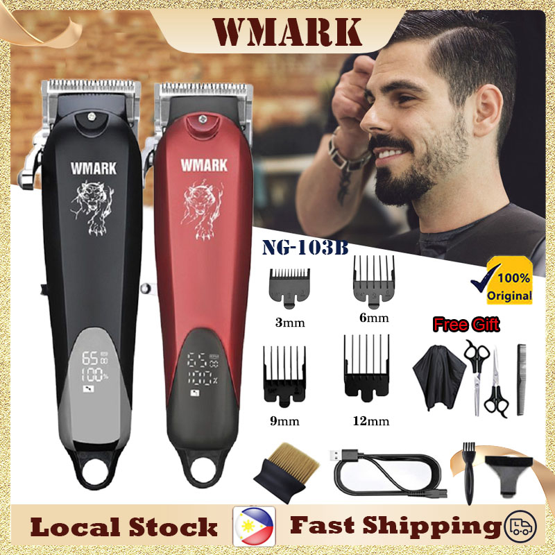 Wmark Ng B Professional Wireless Hair Clipper With Battery Capacity