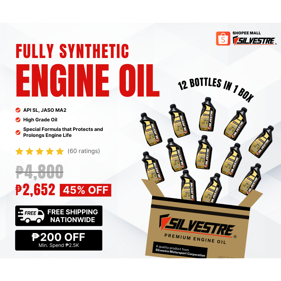 Silvestre Pcs Box Engine Oil L W Fully Synthetic Motorcycle