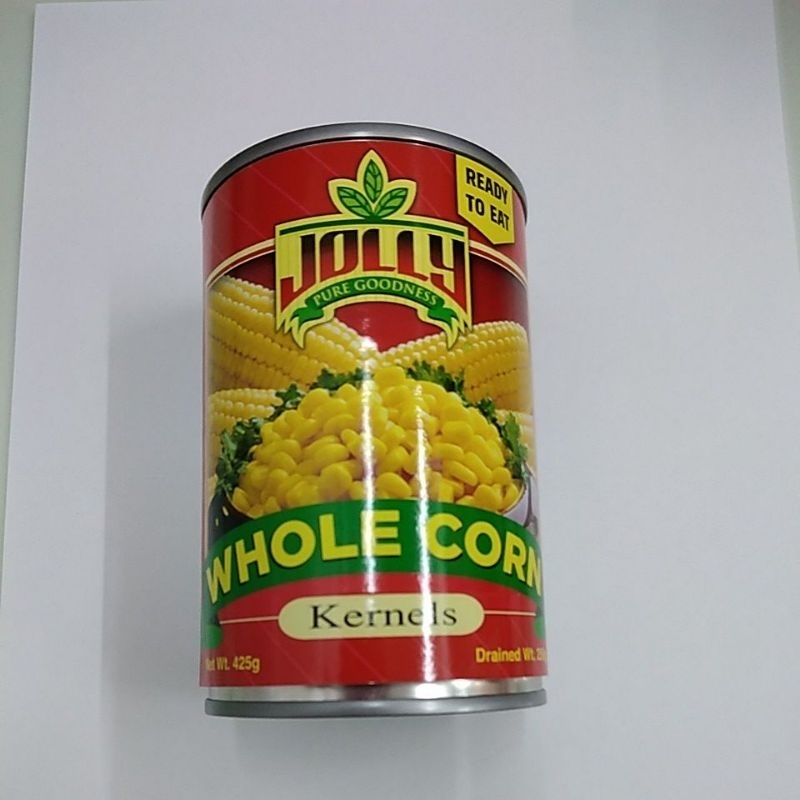 Jolly Whole Corn Kernels 425g Shopee Philippines