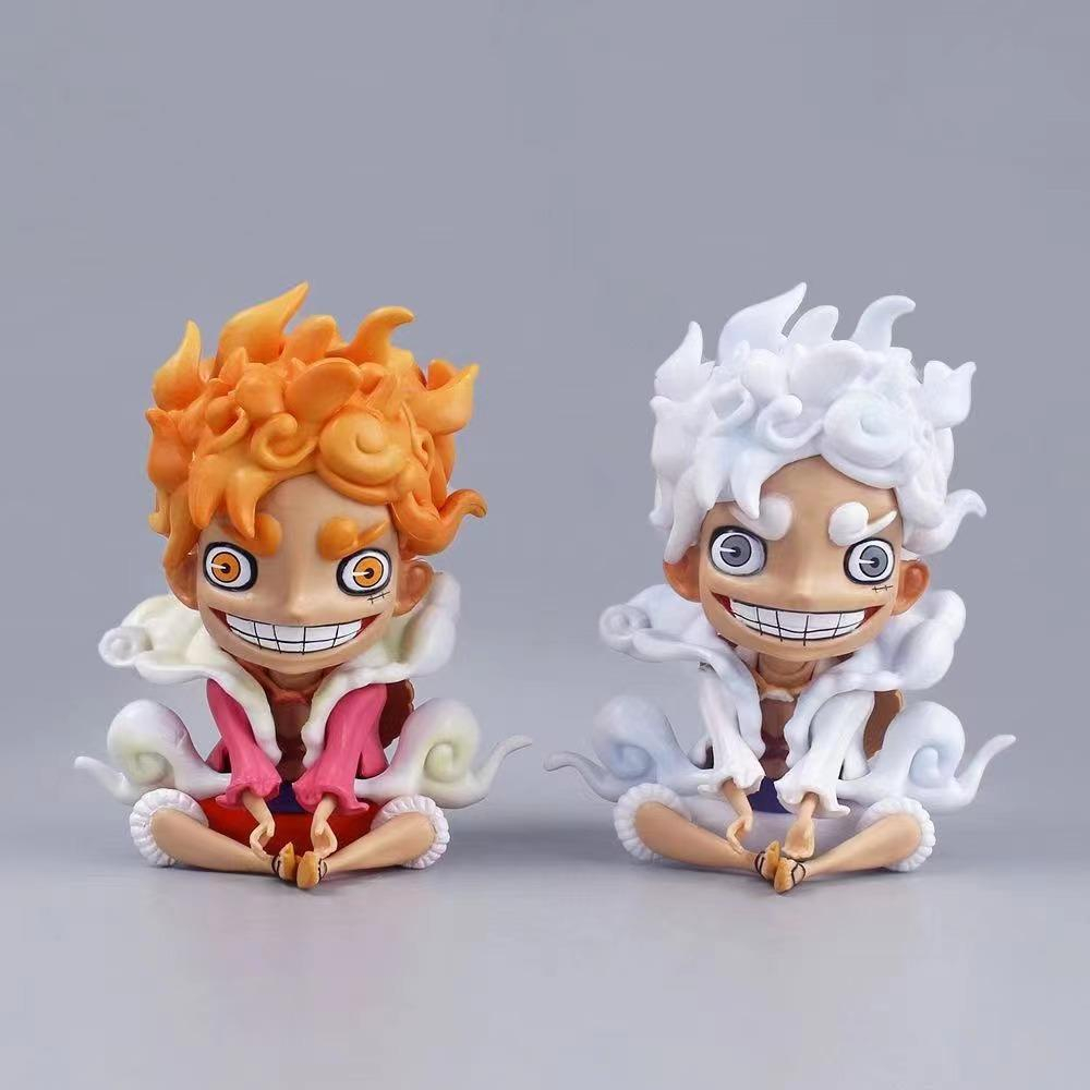 Hey Anime One Piece Nika Luffy Gear 5 Chibi Luffy Figures Shopee