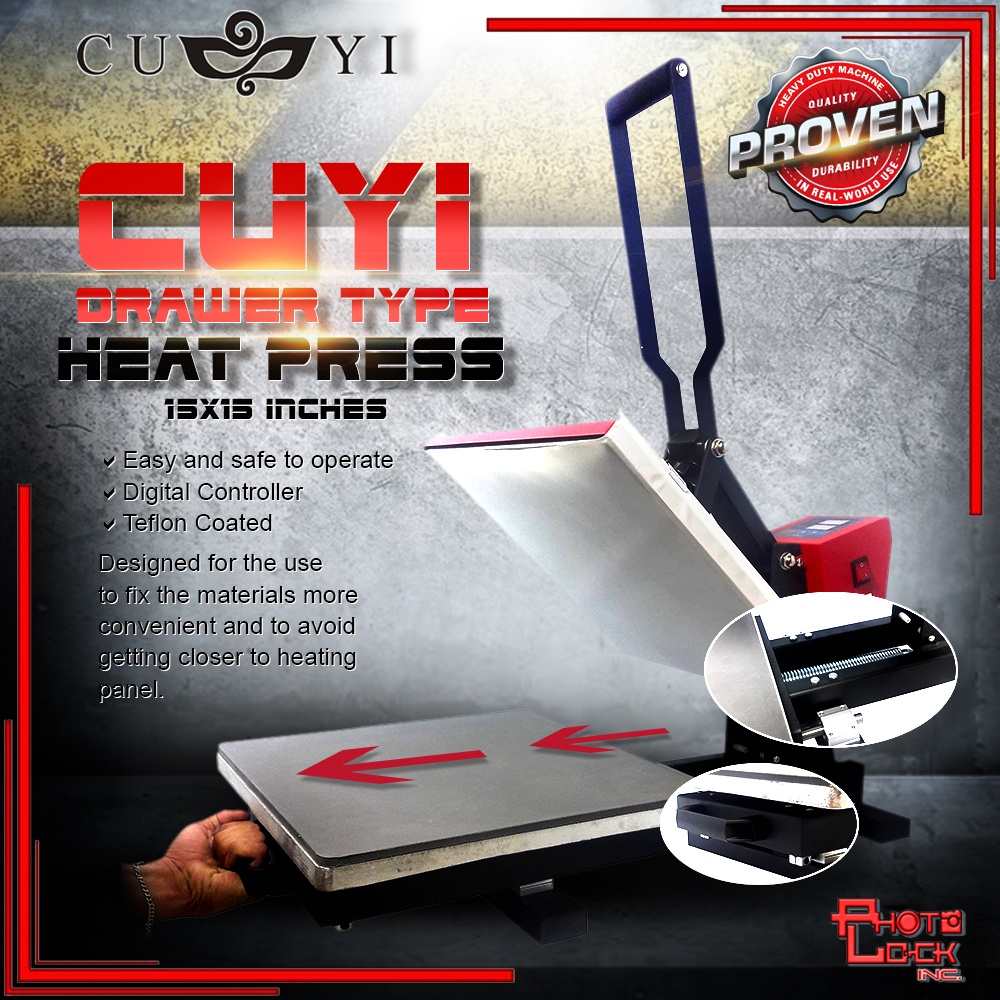 A3 Digital Heat Press Machine CUYI QUAFF Heavy Duty Shopee Philippines