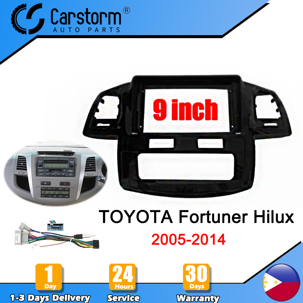 Carstorm Car Radio Frame For Toyota Fortuner Vigo Hilux Dash