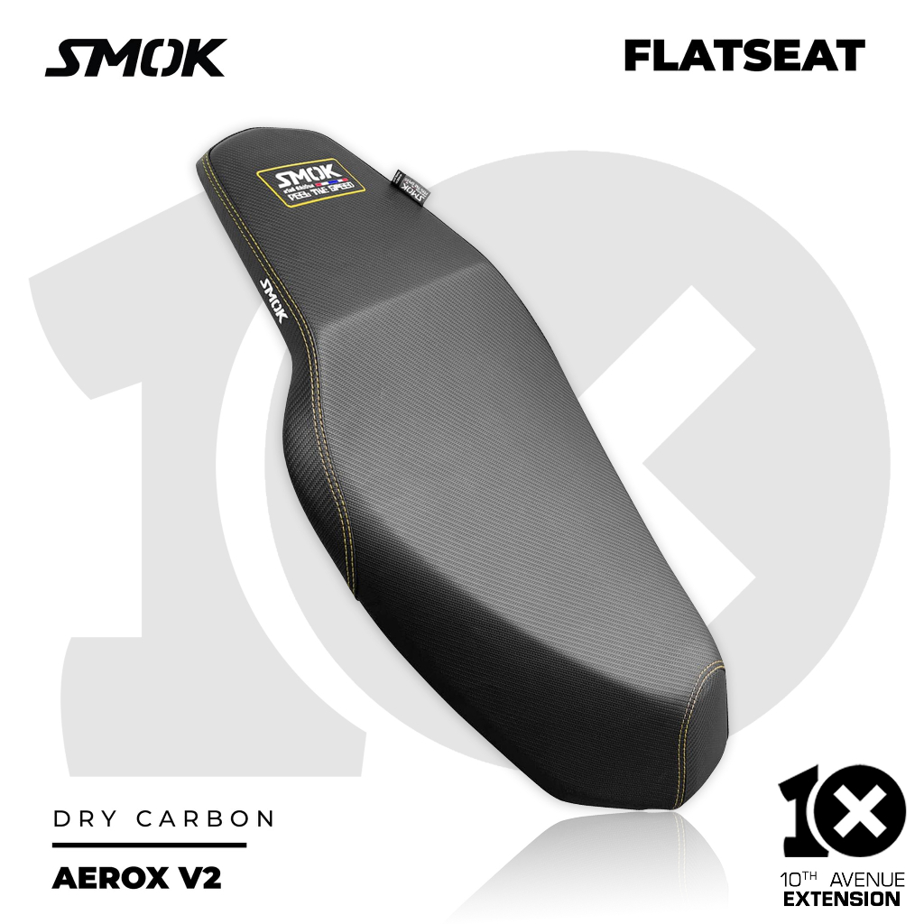 Thx Smok Dry Carbon Flat Seat For Adv Nmax Aerox Click Sniper