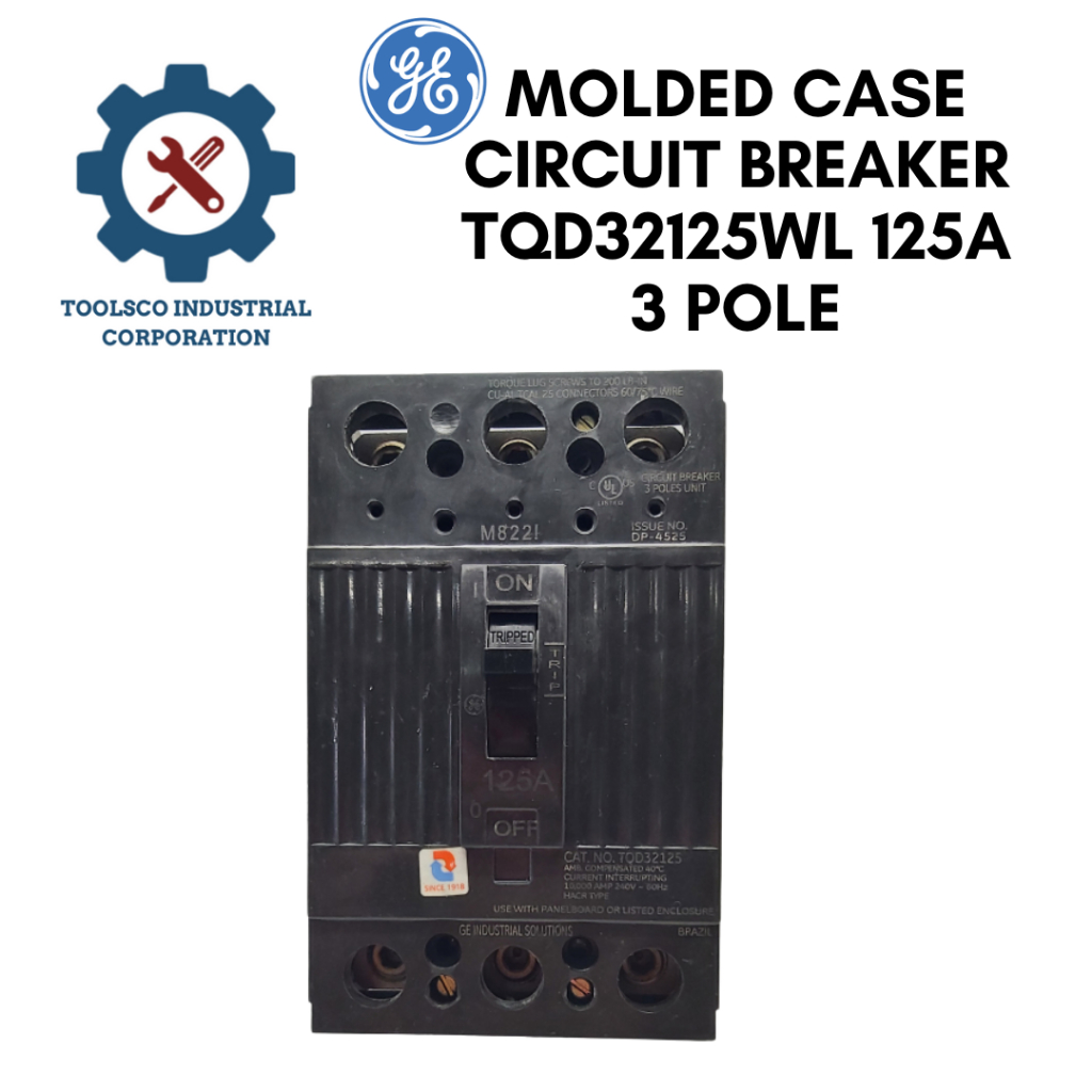 Ge Molded Case Circuit Breaker Tqd Wl A Pole Shopee Philippines