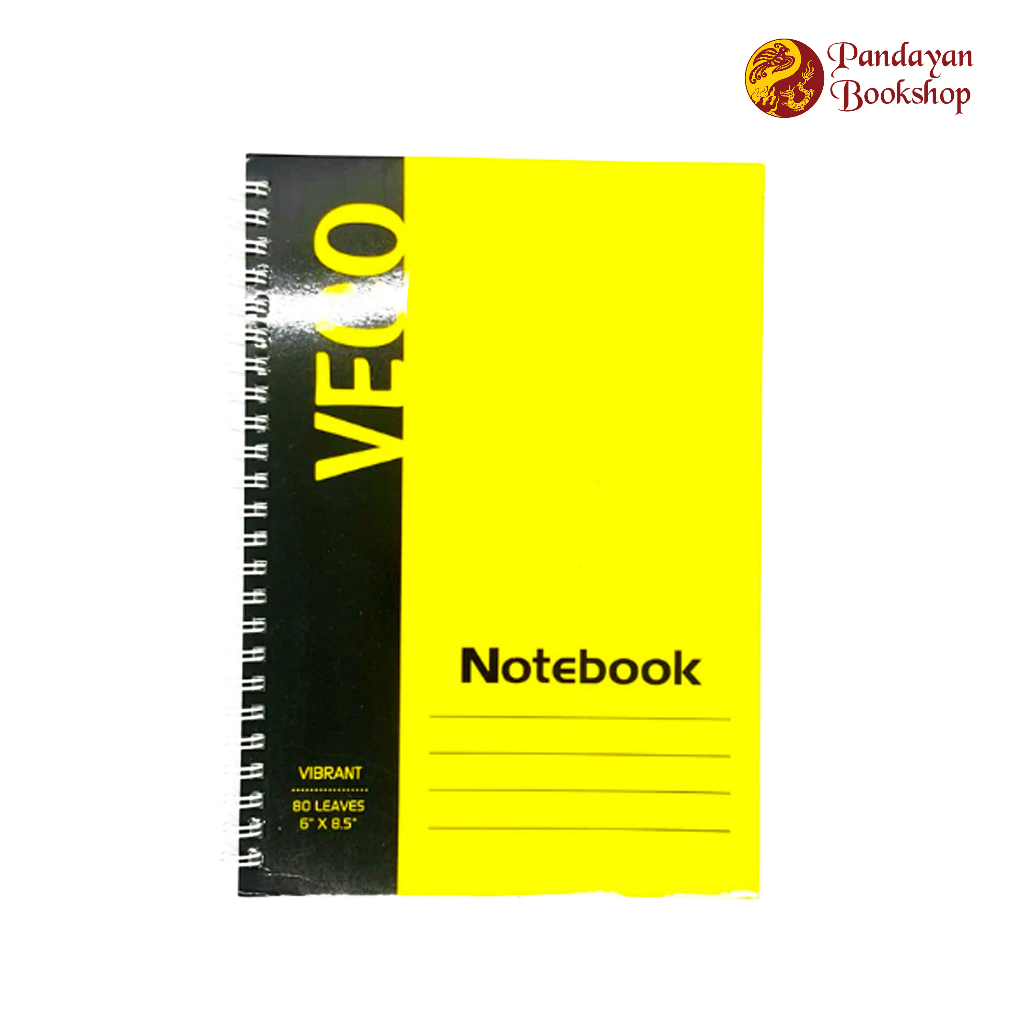 Veco Vibrant Spiral Notebook 80 Leaves Shopee Philippines