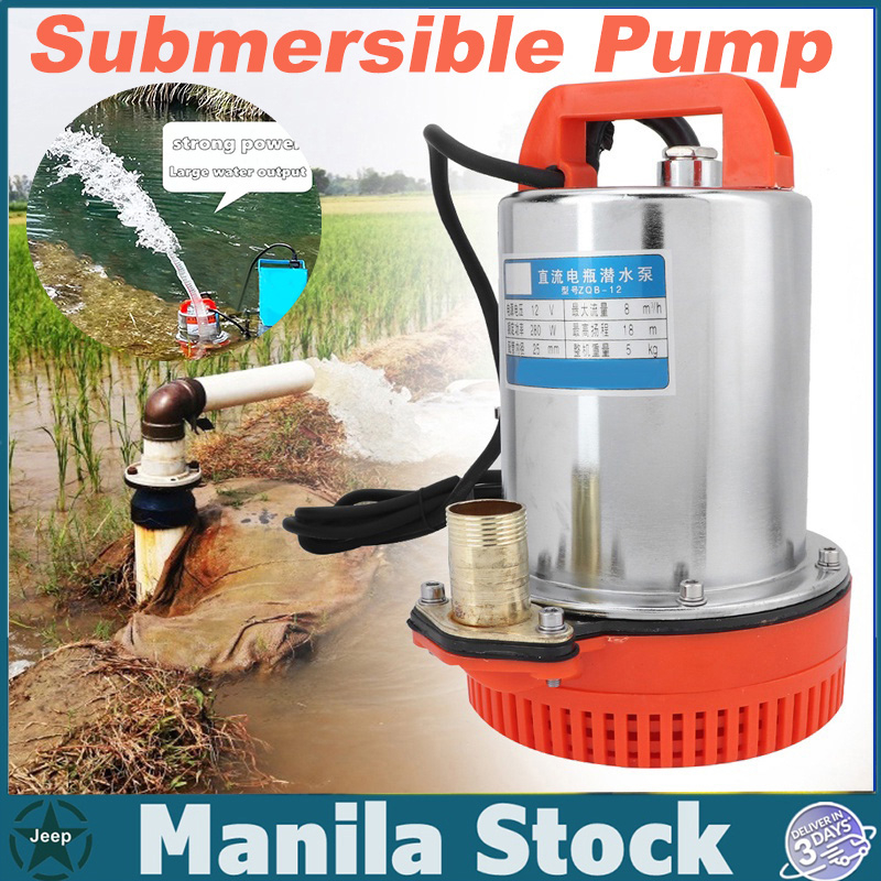 V Dc Submersible Pump Solar Submersible Water Stainless Steel Pump