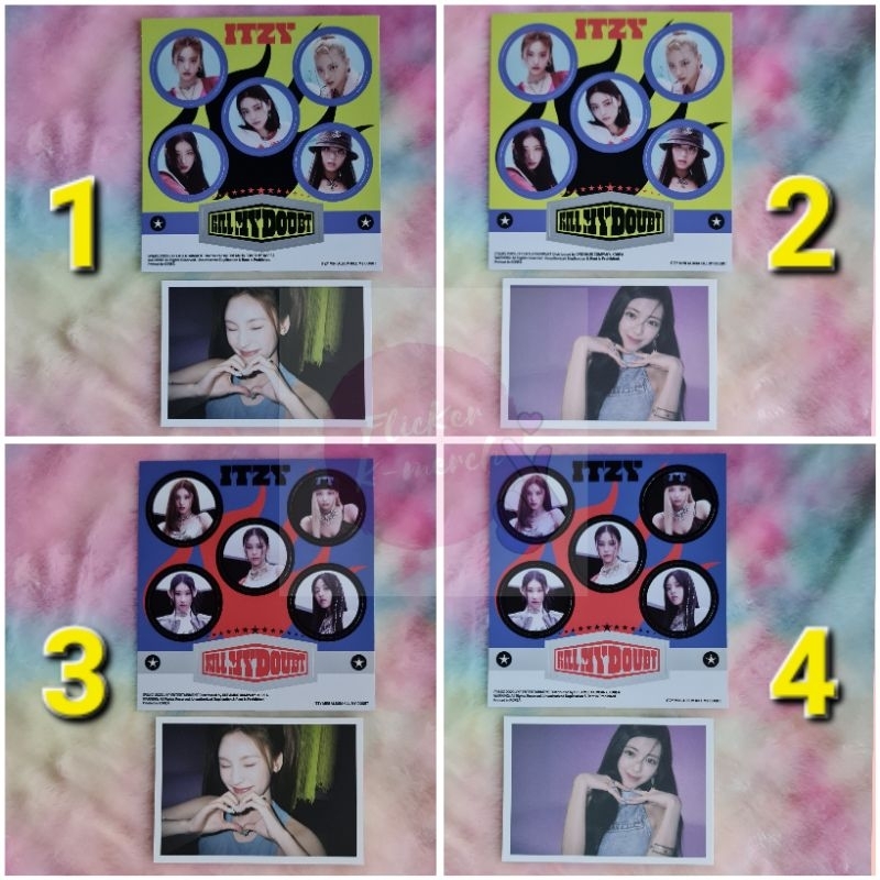 Onhand Itzy Kill My Doubt Official Album Photocards Circle Pc