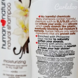 Curlaloo Cgm Shop Human Nature Moisturizing Shampoo Shopee Philippines