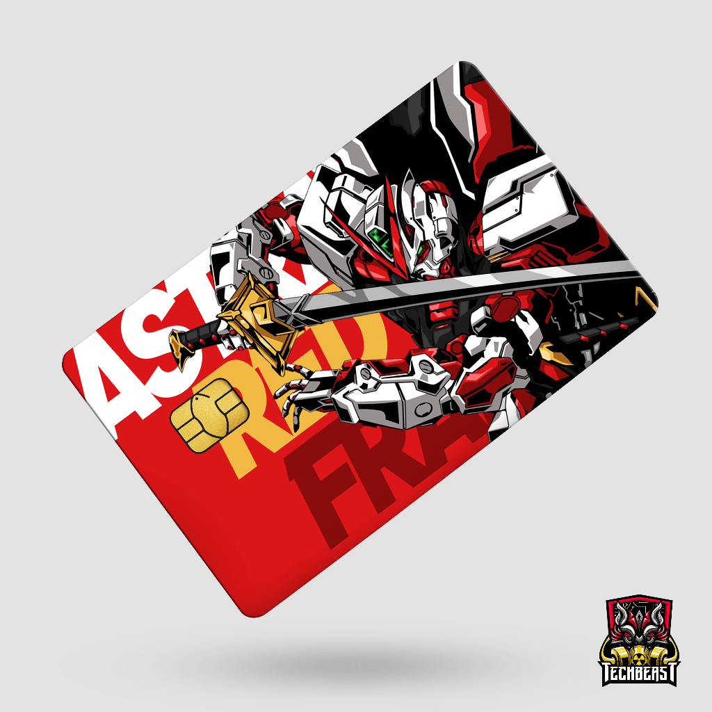 M Gundam Mecha Atm Debit Credit Beep Card Skin Vinyl Sticker Techbeast