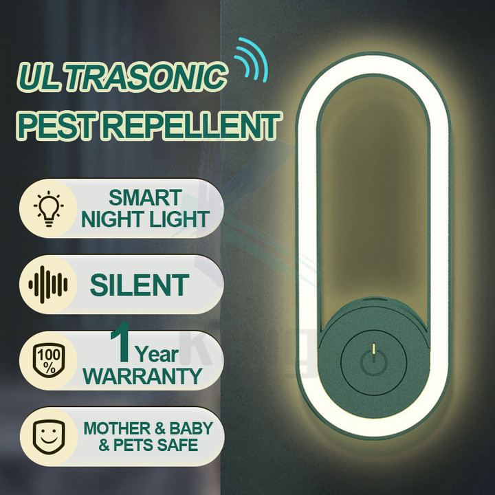 Ultrasonic Mosquito Killer With LED Smart Light Sleeping Light Mosquito