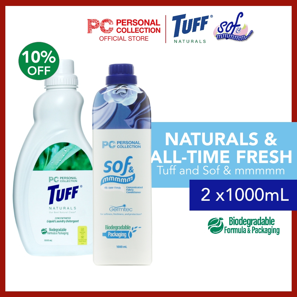 Personal Collection Tuff Naturals Liquid Laundry Detergent Sof