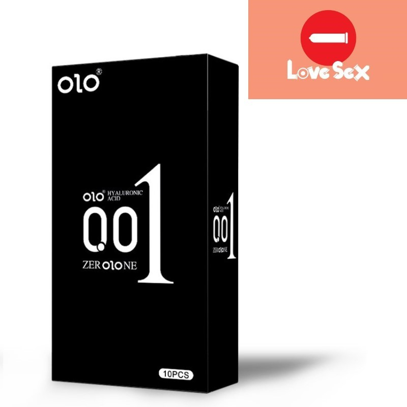 Pc Box Olo Condom Black Ultra Thin Natural Latex Sex Safe Discreet