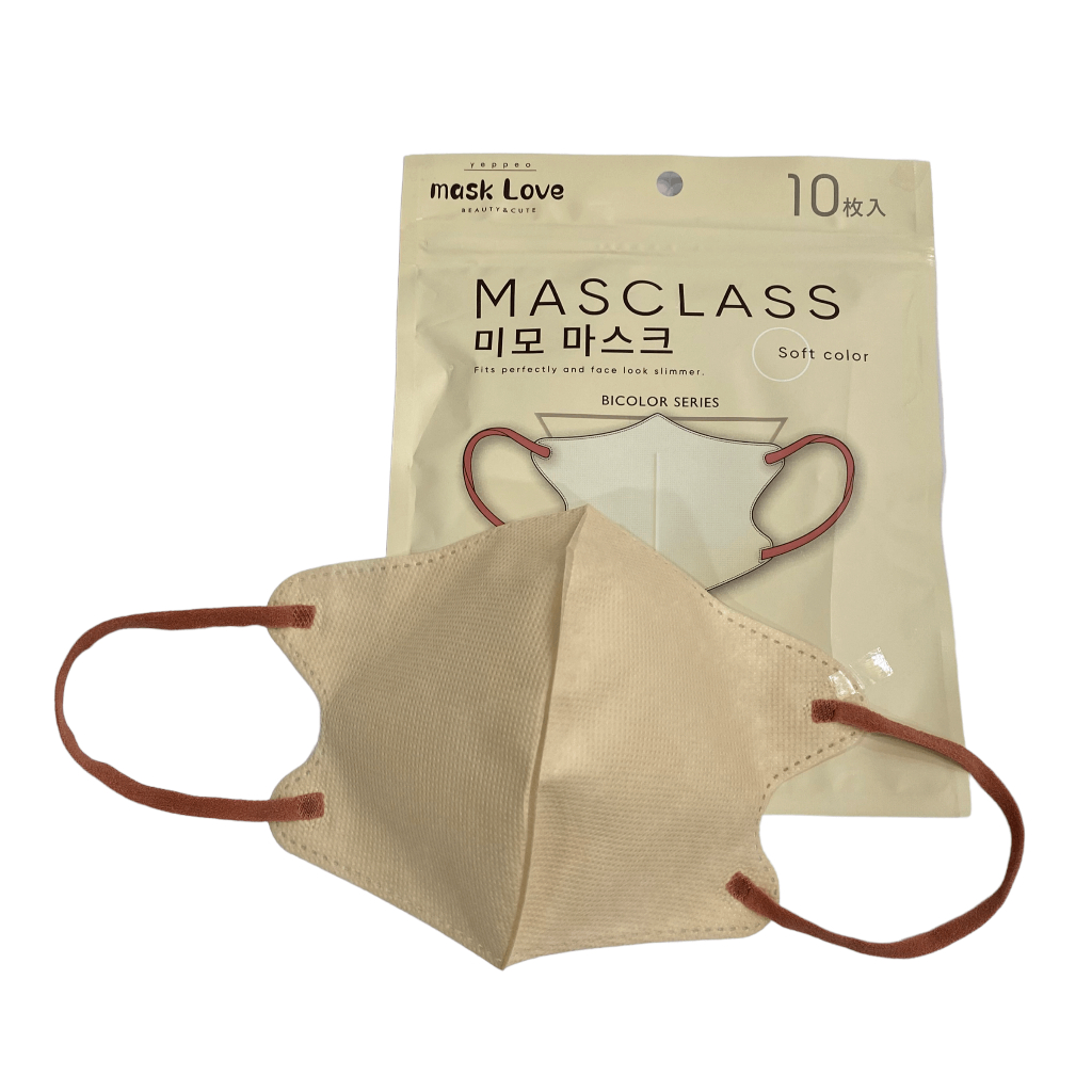 10pcs Skin Tone Color Peach KF94 Facemask Korean Mask Nude Beige KF94