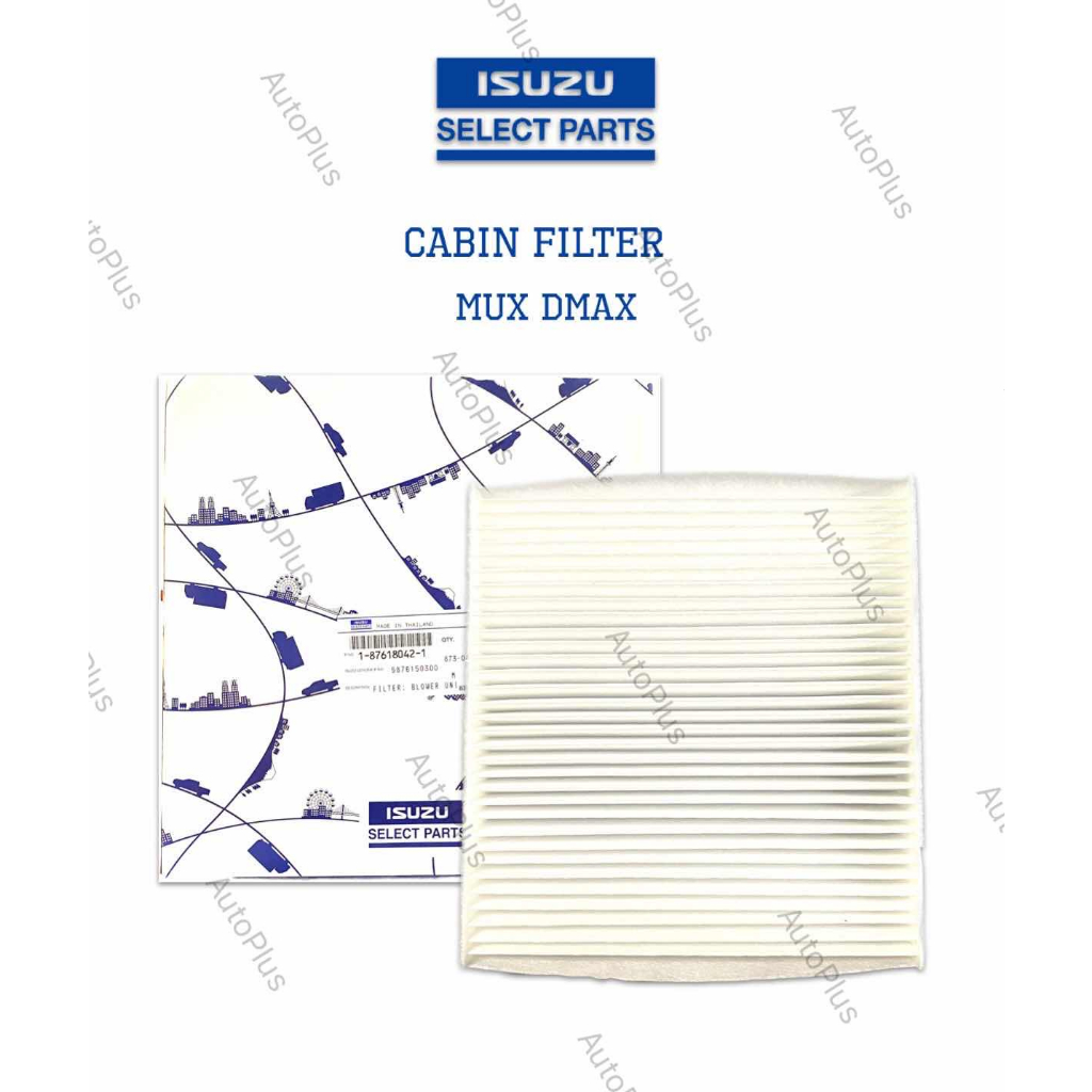 Isuzu Select Parts Aircon Cabin Filter White Isuzu Mux Dmax