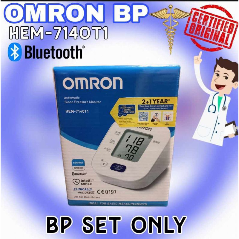 Omron Hem T Automatic Blood Pressure Monitor W Bluetooth