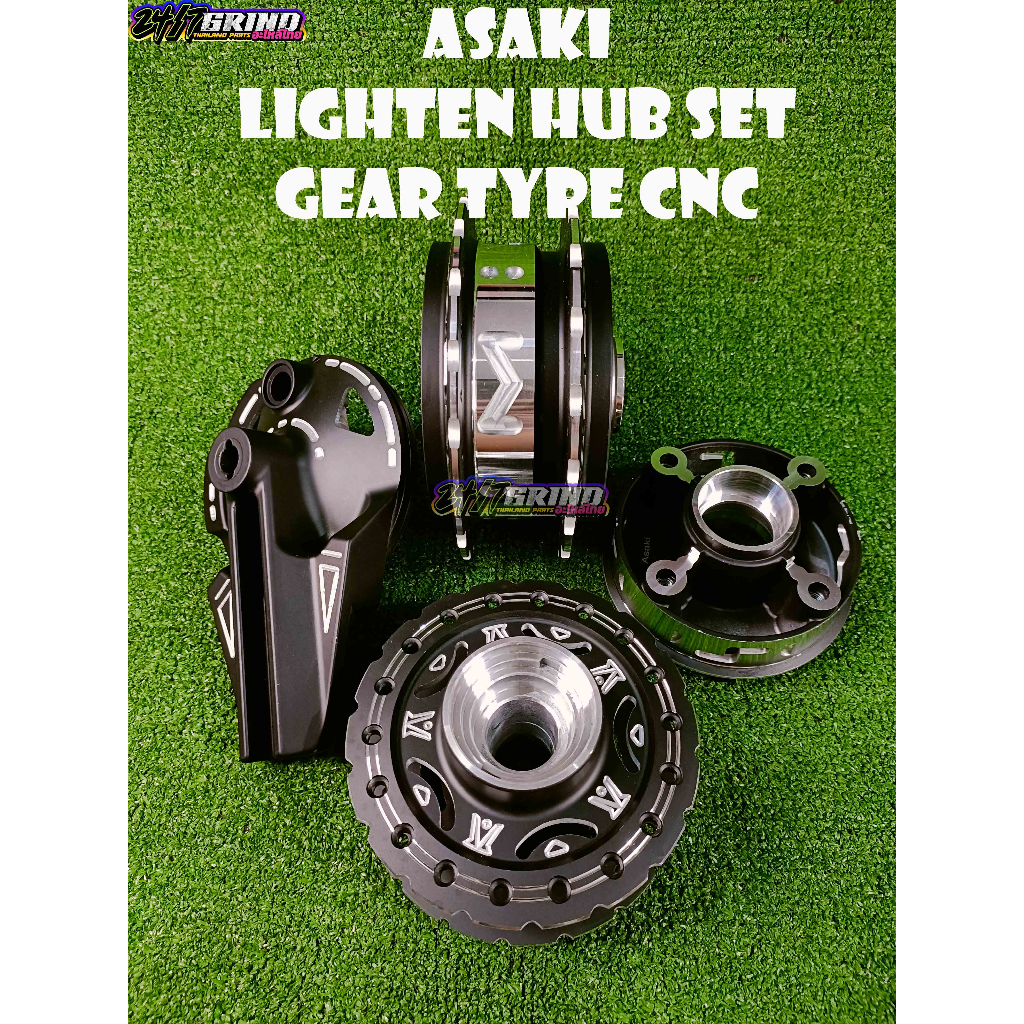 Cnc Lighten Hub Set Gear Type Raider Rs Wave Rs Xrm Dash