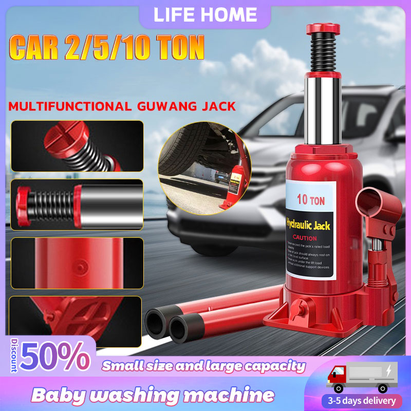 Car Tons Car Tons Horizontal Jack Hydraulic Extra Heavy Duty Bottle