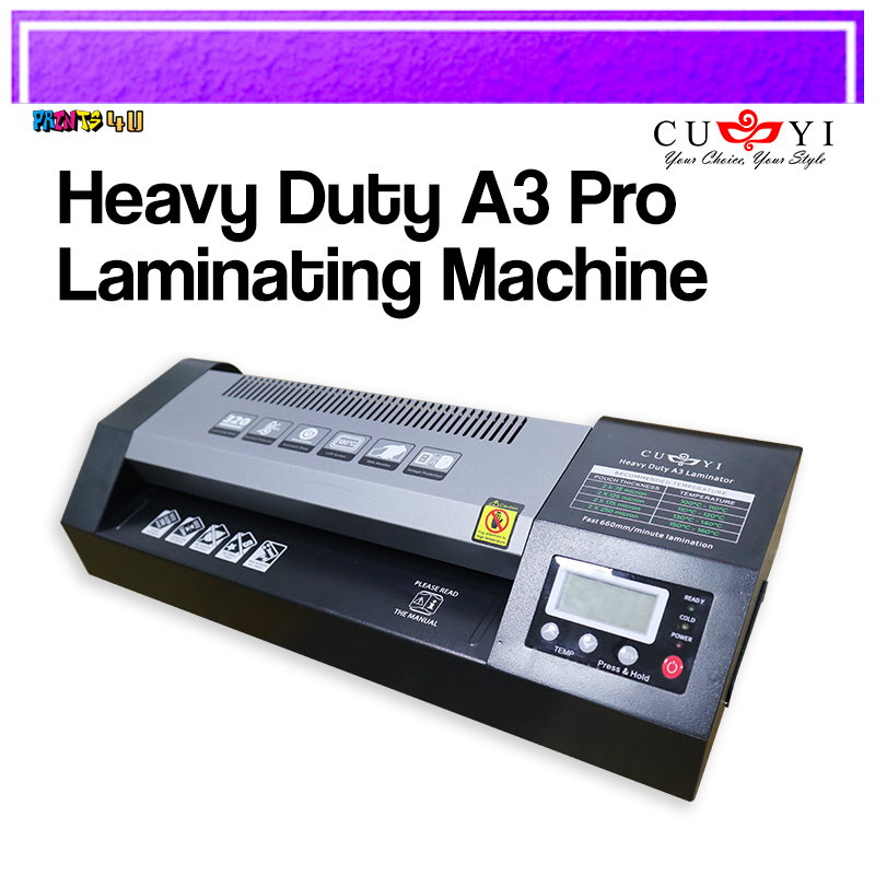 Cuyi Heavy Duty Laminator Hot Cold Laminating Machine A Size