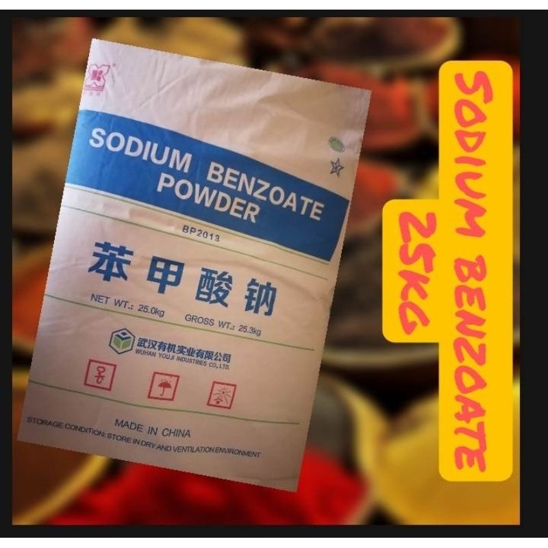 25 Kg Sodium Benzoate Preservative FOOD GRADE ONHAND Shopee