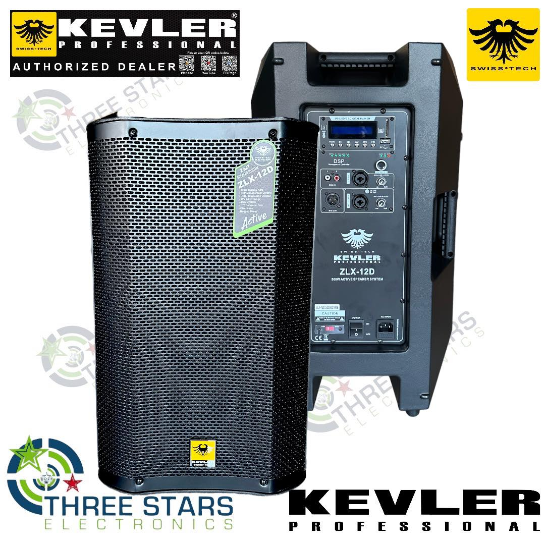 Kevler Professional 1pc ZLX 12D 12 Inch 500 Watts Active Plastic