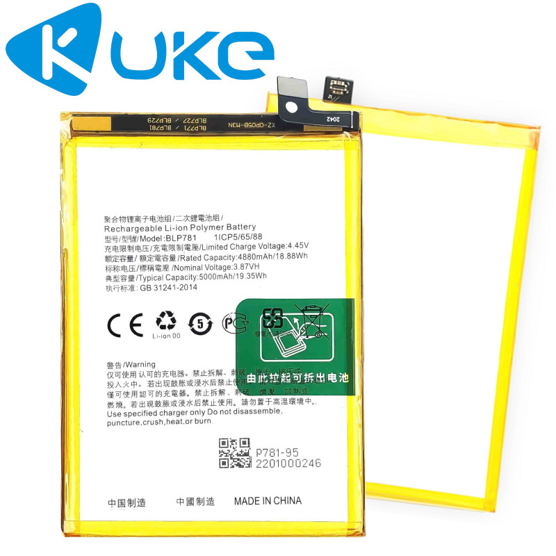 KUKE Battery For OPPO A92 2020 A72 A52 Replacement BLP781 Shopee