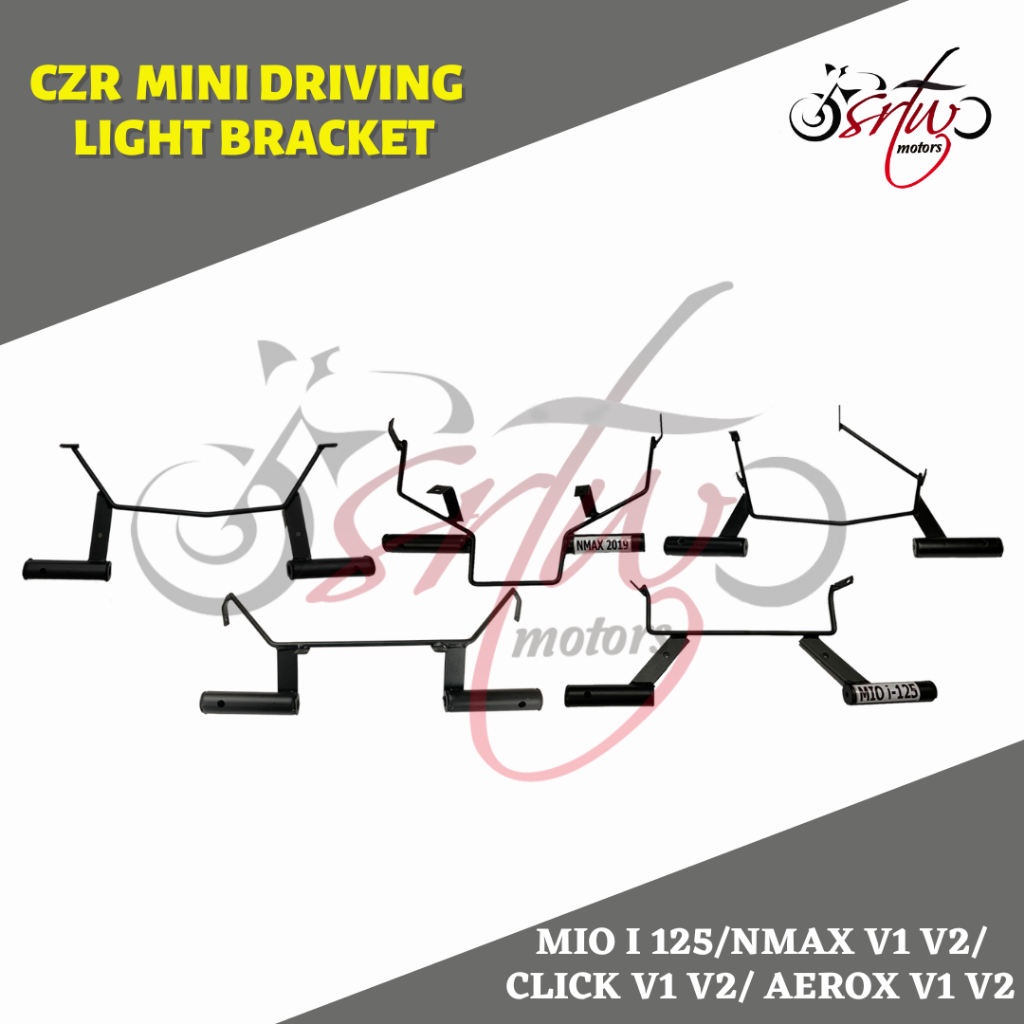 Srtw Czr Racing Heavy Duty Mini Driving Light Bracket Nmax V V Mio I